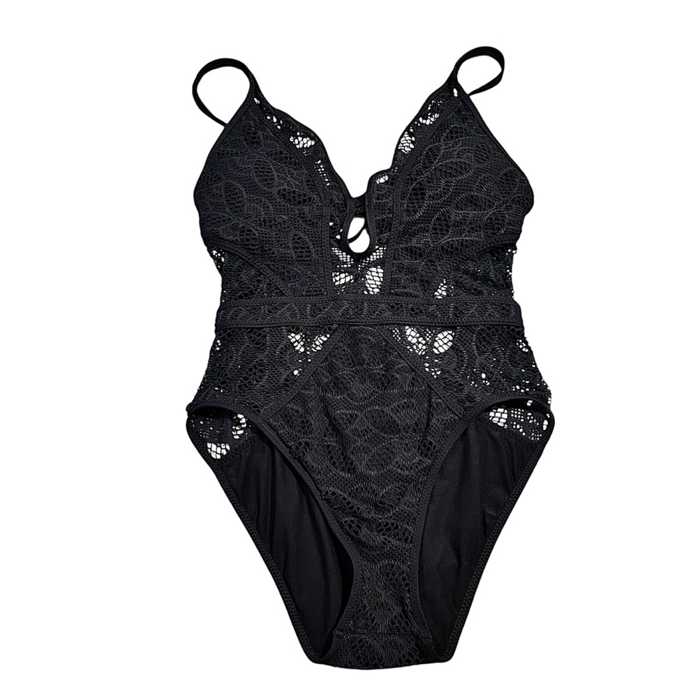 Becca by Rebecca Virtue Colorplay Lace One-Piece Swimsuit